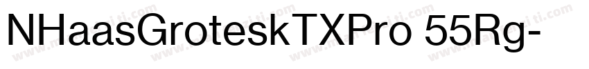 NHaasGroteskTXPro 55Rg字体转换